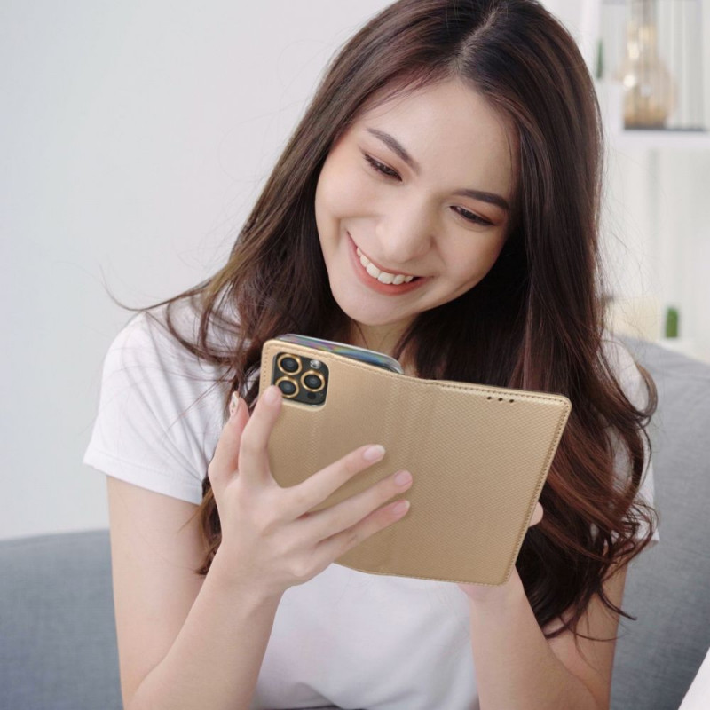 XIAOMI Redmi Note 14 Pro 4G Wallet Cases Smart Case Book Gold