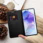 XIAOMI Redmi 15C Wallet Cases LUNA Book Carbon Carbon Fibre, Elegant  Black