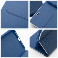 XIAOMI Redmi 15C Wallet Cases LUNA Book Carbon Carbon Fibre, Elegant  Blue