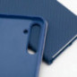 XIAOMI Redmi 15C Wallet Cases LUNA Book Carbon Carbon Fibre, Elegant  Blue