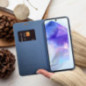 XIAOMI Redmi 15C Wallet Cases LUNA Book Carbon Carbon Fibre, Elegant  Blue