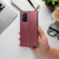 Motorola Moto G05 Wallet Cases Smart Magneto book Burgundy