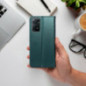 Motorola Moto G15 Wallet Cases Smart Magneto book Dark green