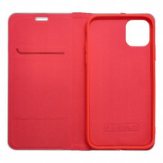 Apple iPhone 17 Pro Wallet Cases LUNA Book Carbon Carbon Fibre, Elegant  Red