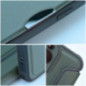 Apple iPhone 17 Pro Wallet Cases Razor Book Carbon Fibre, Carbon pattern  Dark green