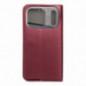 Apple iPhone 17 Pro Wallet Cases Smart Magneto book Burgundy