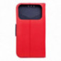 Apple iPhone 17 Pro Wallet case Fancy Book Red / Navy