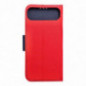 Apple iPhone 17 Air Wallet case Fancy Book Red / Navy