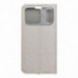Apple iPhone 17 Pro Wallet Cases LUNA Book Gold Elegant  Silver