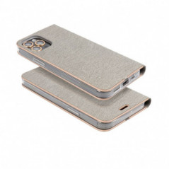 Apple iPhone 17 Air Wallet Cases LUNA Book Gold Elegant  Silver
