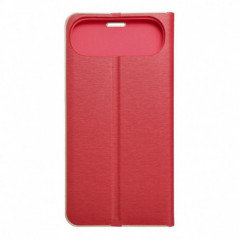 Apple iPhone 17 Air Wallet Cases LUNA Book Gold Elegant  Red
