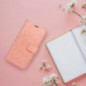 Apple iPhone 17 Air Wallet Cases MEZZO Book Peach fuzz