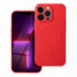 Apple iPhone 17 Pro Case Silicone Mag Cover MagSAFE  Red
