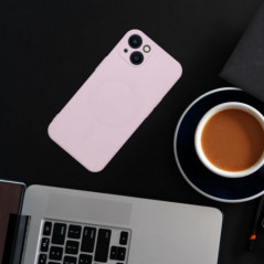 Apple iPhone 17 Pro Max Case Silicone Mag Cover MagSAFE  Pink