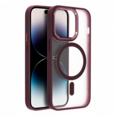 Apple iPhone 17 Pro Max Case Matte Mag Cove MagSAFE  Plum red
