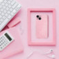 Apple iPhone 17 Pro Case CLEAR 2mm BLINK Pink