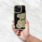 Apple iPhone 17 Pro Case Teddy bear Gold