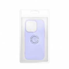Apple iPhone 17 Pro Max Case Silicone ring Violet