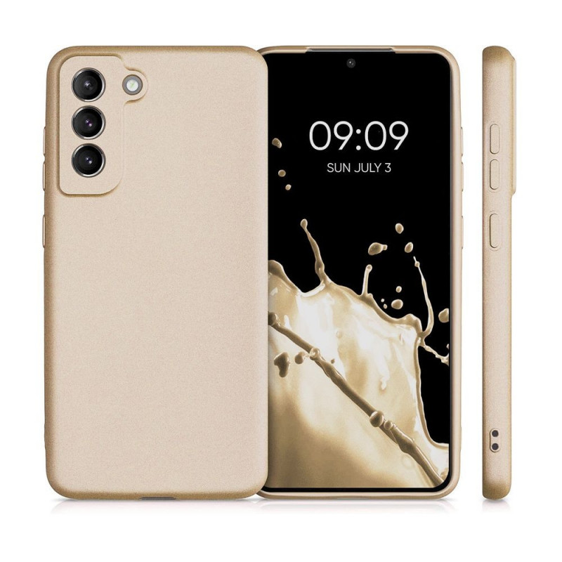 Samsung Galaxy S25 Edge Case Metallic Gold