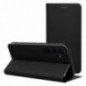 Samsung Galaxy S25 Edge Wallet Cases LUNA Book Carbon Carbon Fibre, Elegant  Black