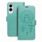 Samsung Galaxy S25 Edge Wallet Cases MEZZO Book Green