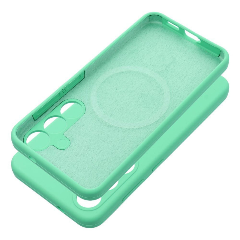 Samsung Galaxy S25 Edge Case Silicone 2mm Mint