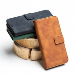 Samsung Galaxy S25 FE Wallet Cases TENDER Book Brown