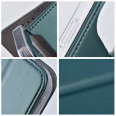 Honor 200 Wallet Cases Smart Magneto book Dark green