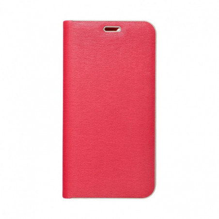 Samsung Galaxy A17 Wallet Cases LUNA Book Gold Elegant  Red