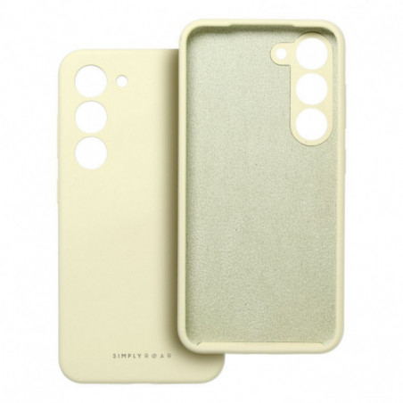 Samsung Galaxy A17 Case Roar Cloud-Skin Light yellow
