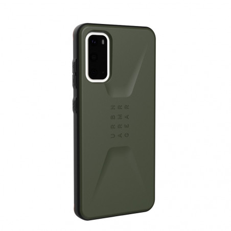 Civilian, olive drab for Samsung Galaxy S20 UAG Urban Armor Gear Hardened cover Green