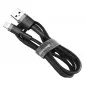 Lightning 1.5A 2M Gray+Black Black