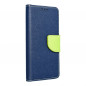 Samsung Galaxy S20 FE Wallet Cases Fancy Book Navy / Lime
