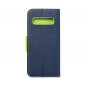Samsung Galaxy S20 FE Wallet Cases Fancy Book Navy / Lime