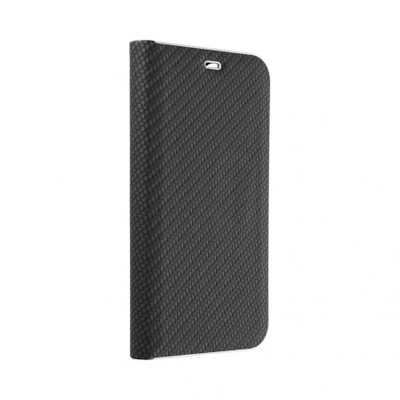 LUNA Carbon for Samsung Galaxy S21 Plus 5G FORCELL Wallet case Black