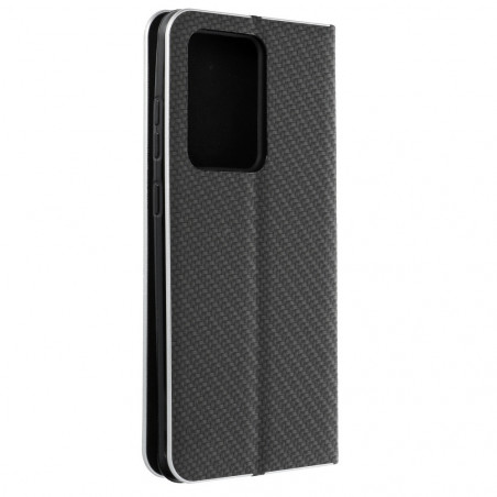 LUNA Carbon for Samsung Galaxy S21 Ultra 5G FORCELL Wallet case Black