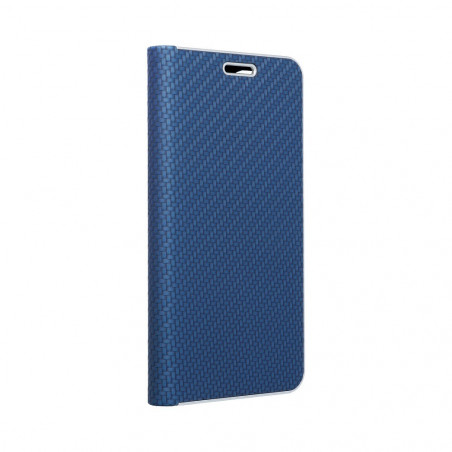 LUNA Carbon for Samsung Galaxy S21 Ultra 5G FORCELL Wallet case Blue