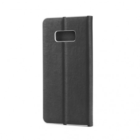 Luna Book Silver for Samsung Galaxy A42 5G FORCELL Wallet case Black