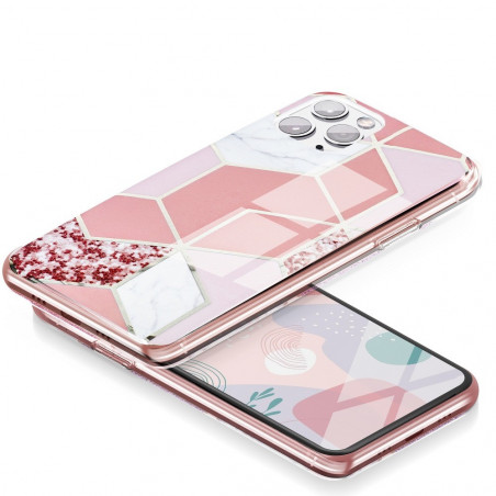 Marble cosmo for Apple iPhone 12 Pro FORCELL cover TPU Multicolour
