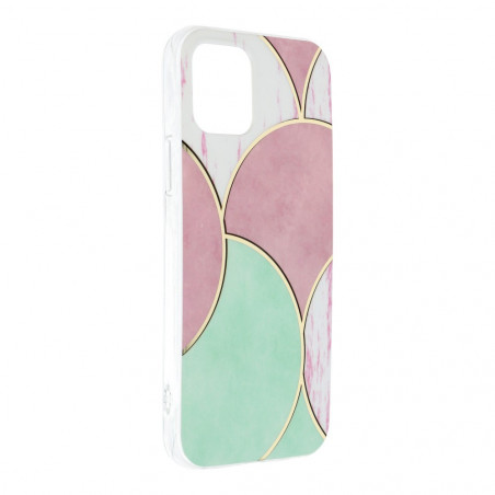 Marble cosmo for Apple iPhone 12 Pro FORCELL cover TPU Multicolour