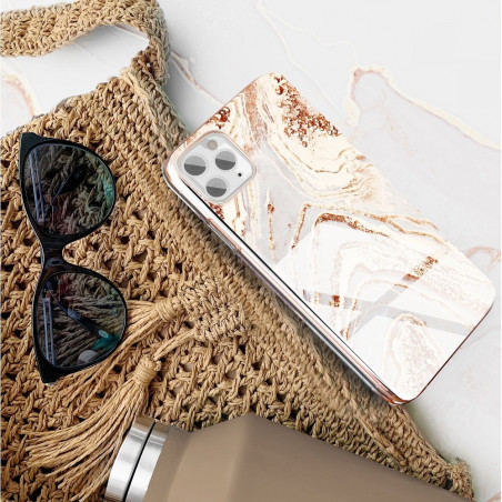 Marble cosmo for Apple iPhone 12 Pro FORCELL cover TPU Multicolour