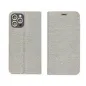 Apple iPhone 13 Pro Wallet Cases LUNA Book Gold Elegant  Silver