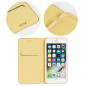 LUNA Book Gold for Apple iPhone 13 FORCELL Wallet case Gold