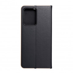 XIAOMI Redmi Note 12 Pro 5G Wallet Cases LUNA Book Gold Elegant  Black