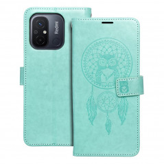 XIAOMI Redmi 12C Wallet Cases MEZZO Book Dreamcatcher  Green