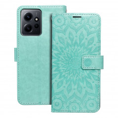 XIAOMI Redmi Note 12 4G Wallet Cases MEZZO Book Mandala  Green