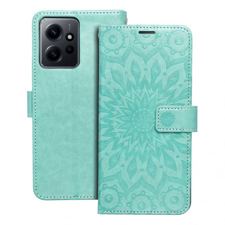 XIAOMI Redmi Note 12 4G Wallet Cases MEZZO Book Mandala  Green