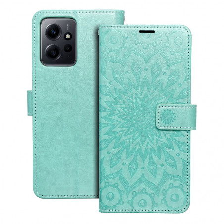 XIAOMI Redmi Note 12 5G Wallet Cases MEZZO Book Mandala Green