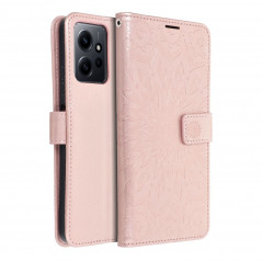 XIAOMI Redmi Note 12 5G Wallet Cases MEZZO Book Mandala Rose gold