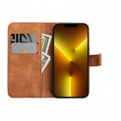 XIAOMI Redmi Note 12 4G Wallet Cases TENDER Book Brown